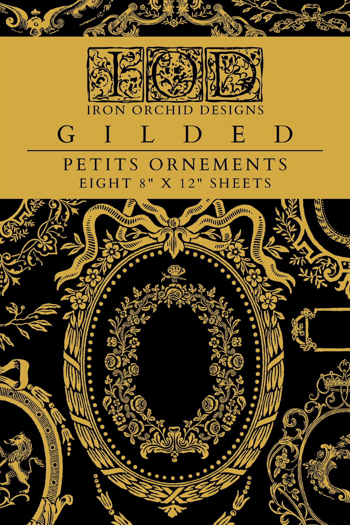 Petits Ornaments Foil Transfer 8x12 IOD