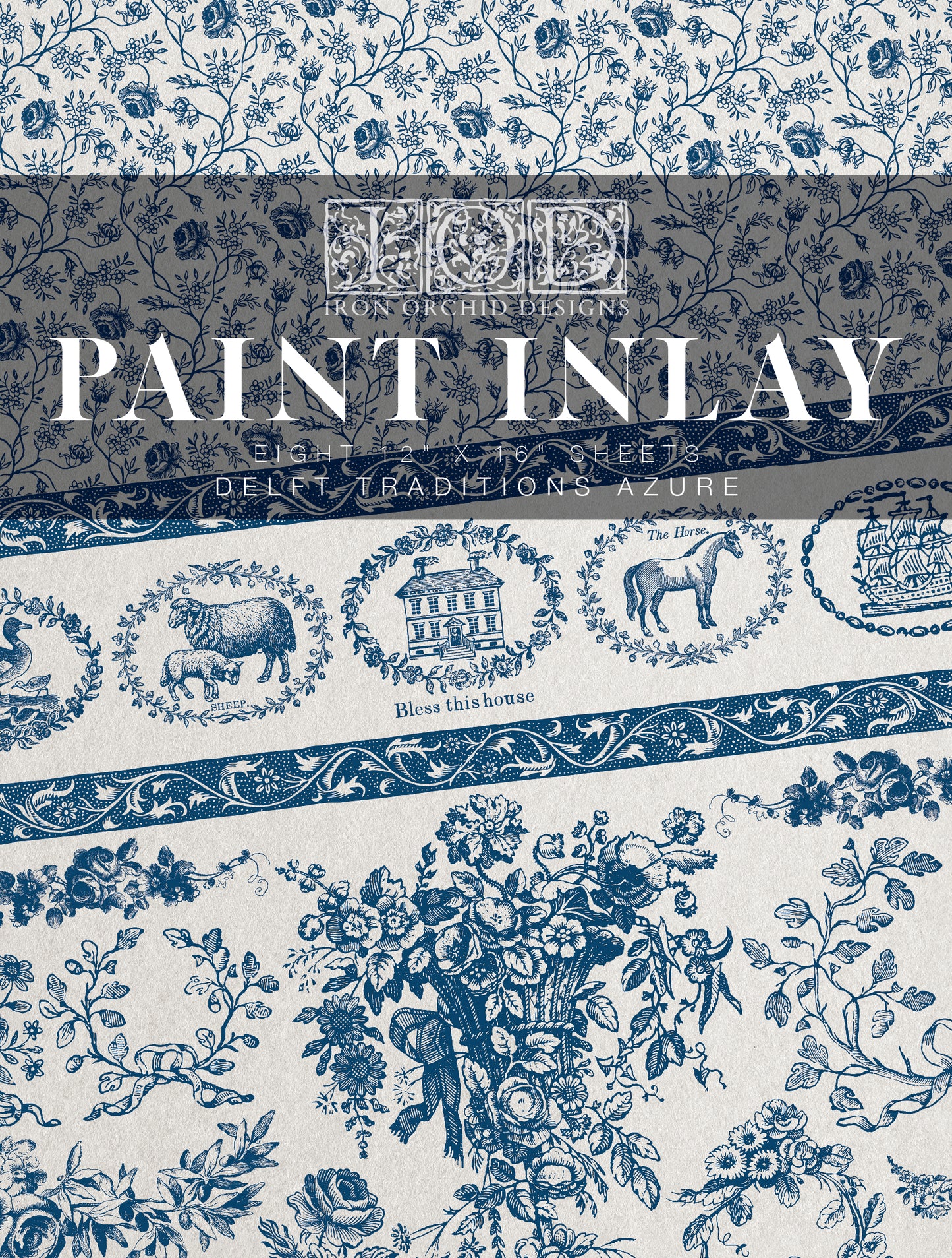 Delft Azure Paint Inlay IOD