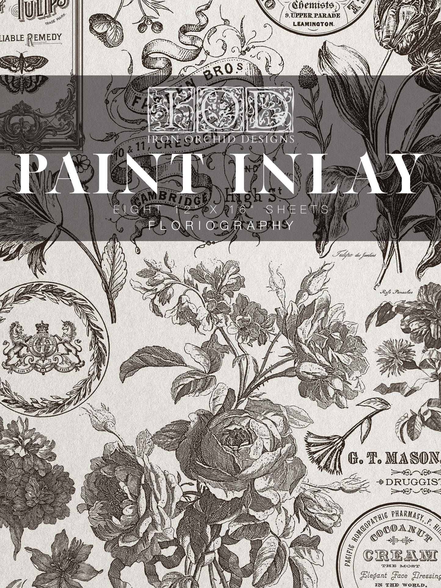 Floriography Paint Inlay IOD
