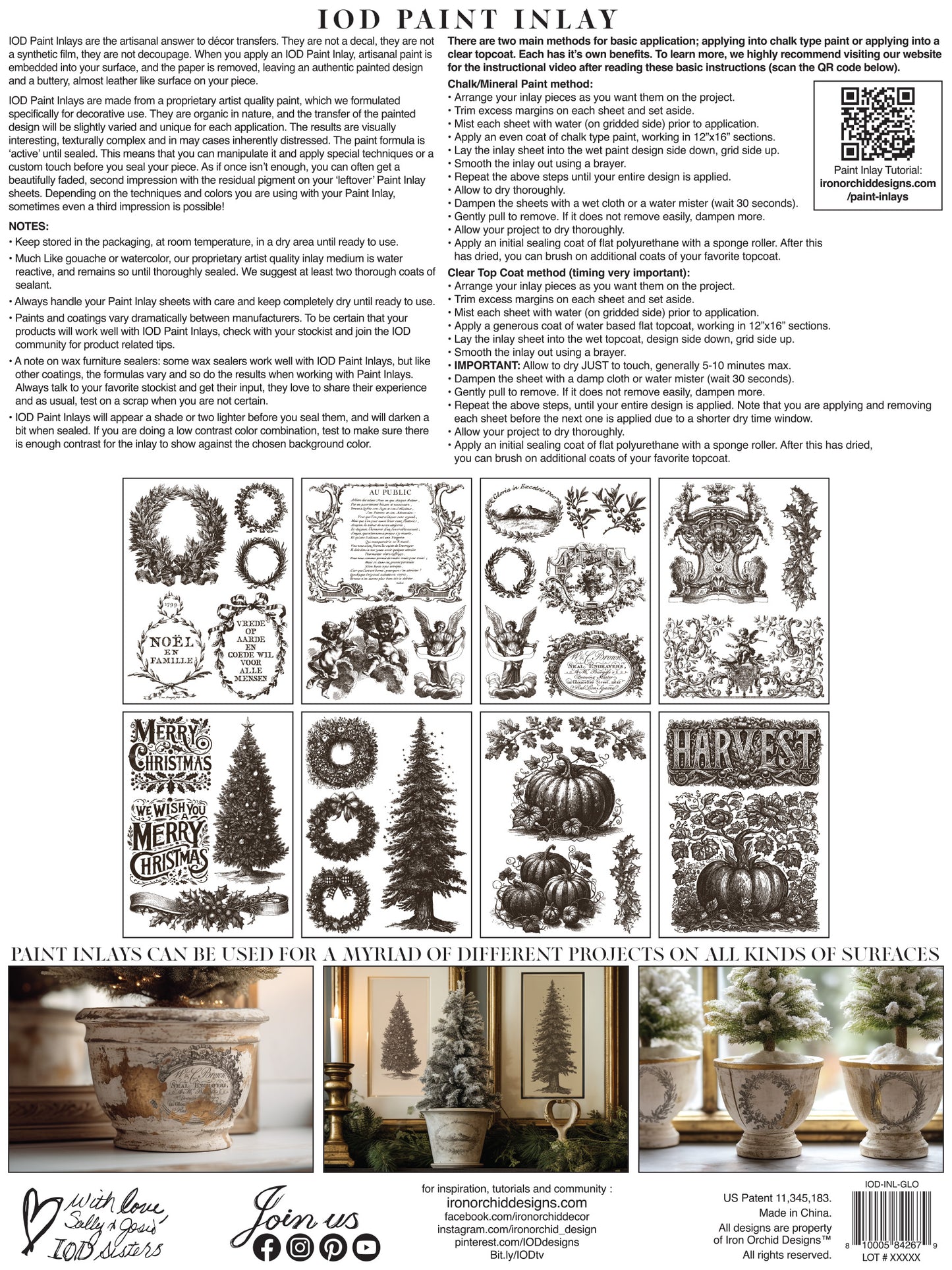 Gloria Paint Inlay IOD