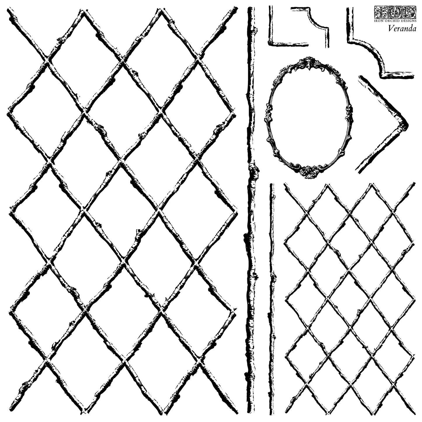 Veranda stamp IOD