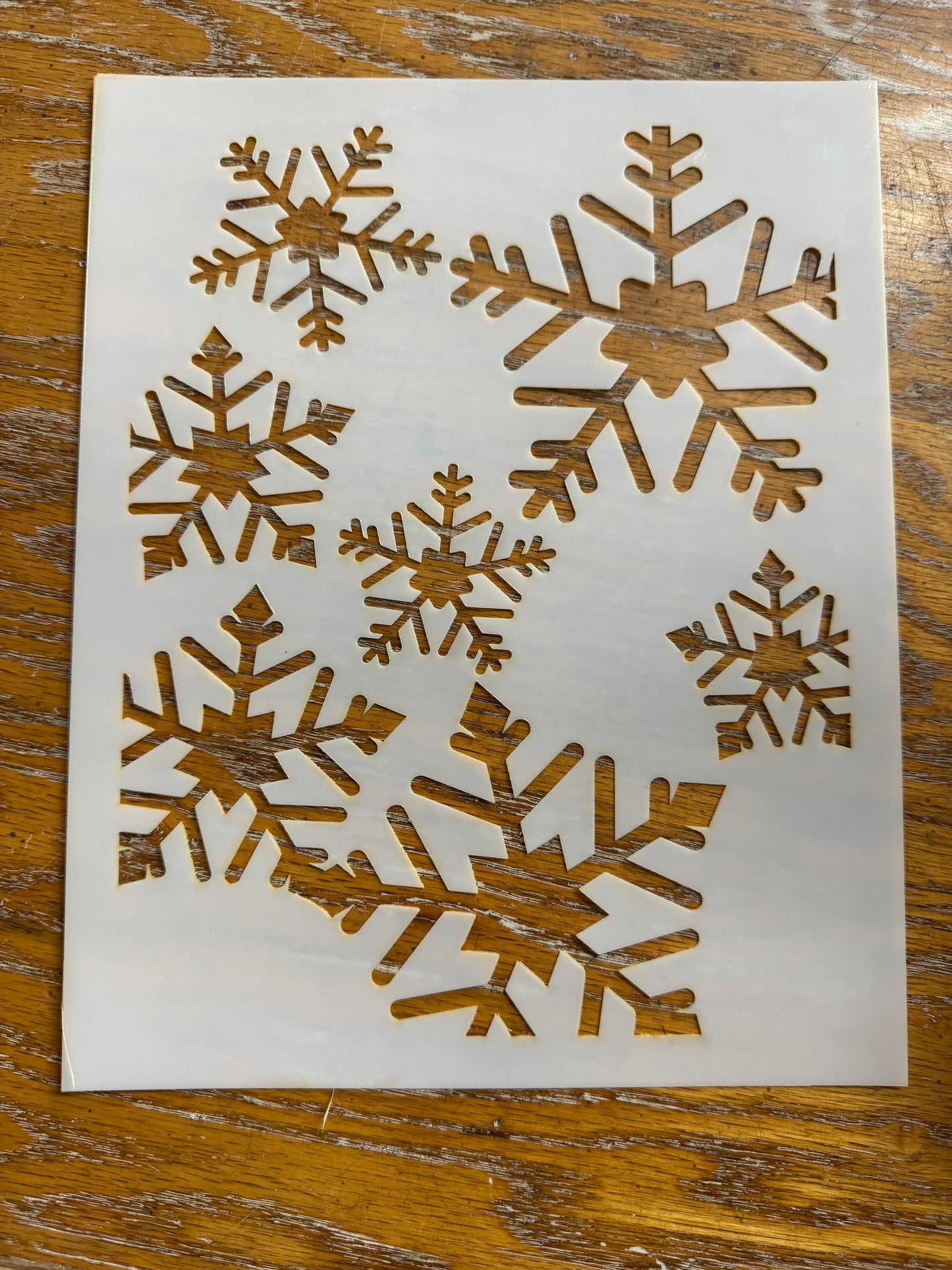 Layering Snowflakes Stencil Set