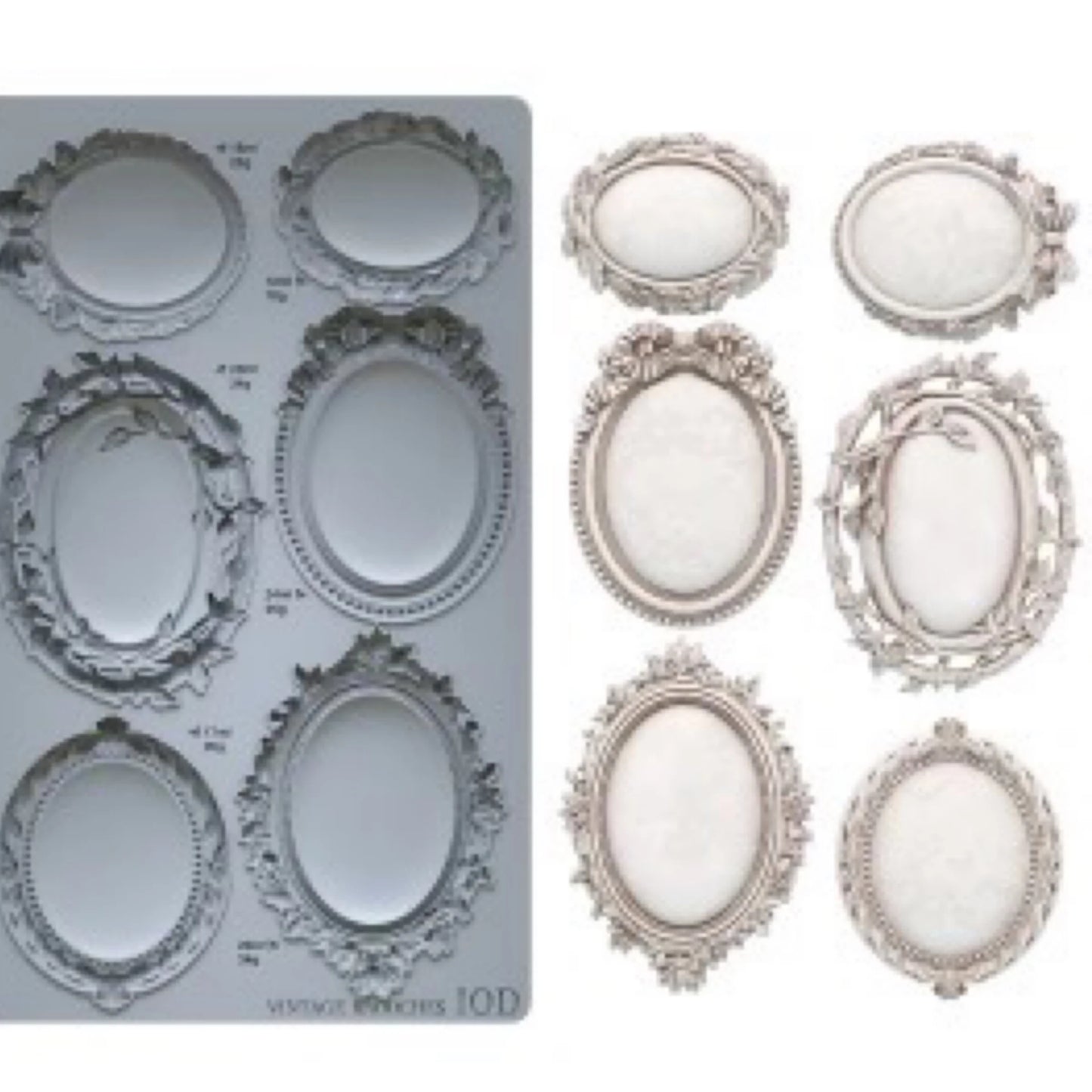 Vintage Brooches Mould IOD