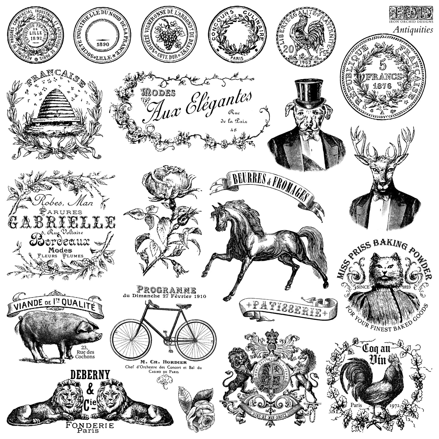 Antiquities IOD stamp