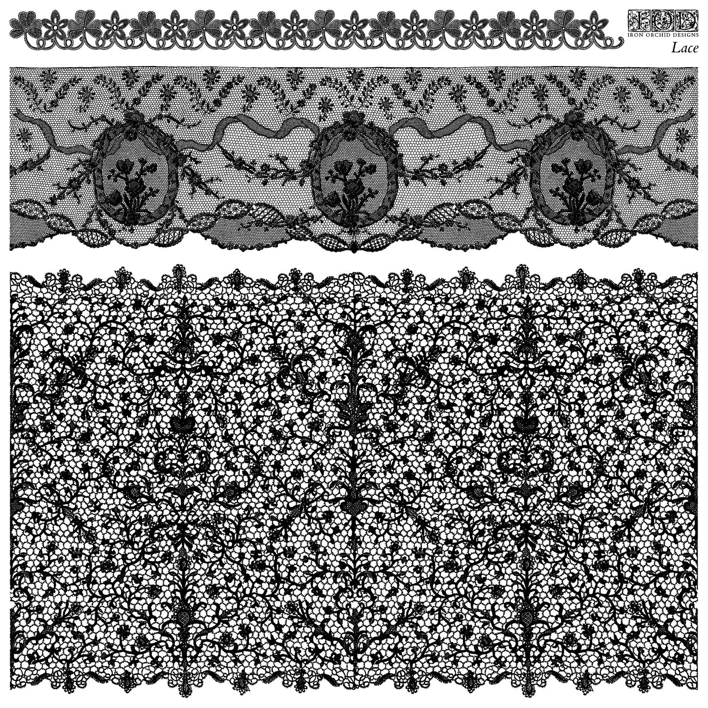 Lace Stamp IOD