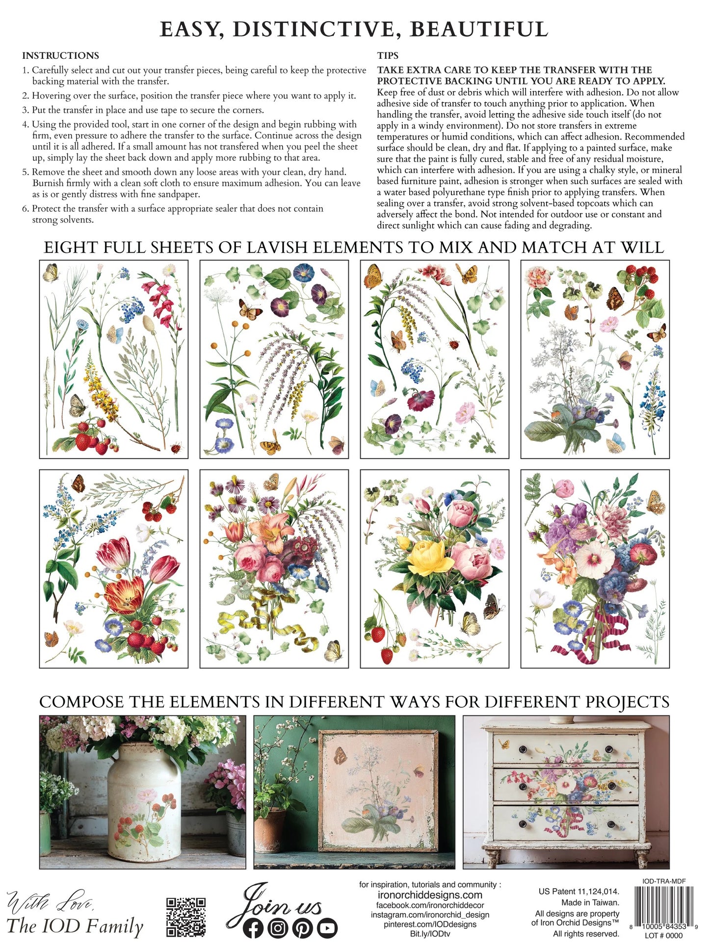 Marche des Fleurs IOD 12x16 transfer
