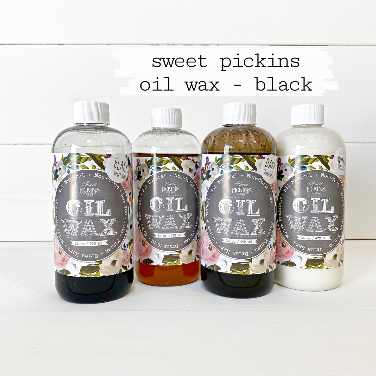 Black Oil Wax Sweet Pickins Milk Paint