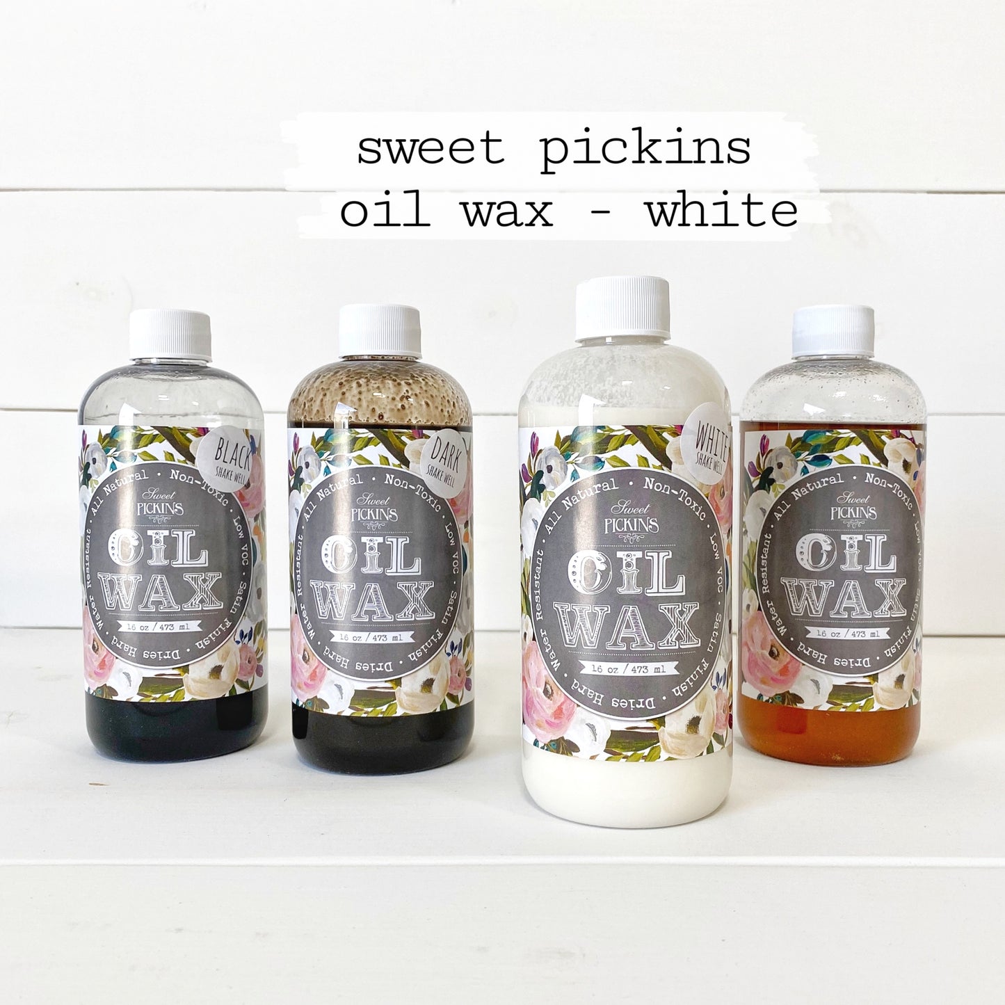 White Oil Wax Sweet Pickins Milk Paint