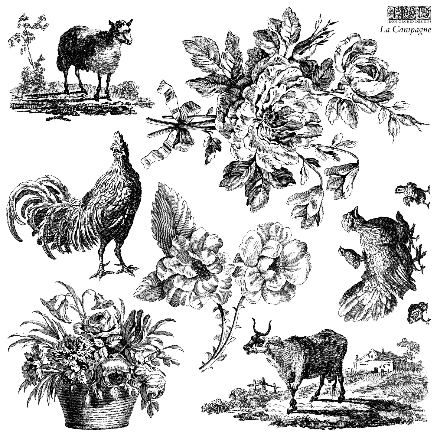 La Campagne stamp IOD