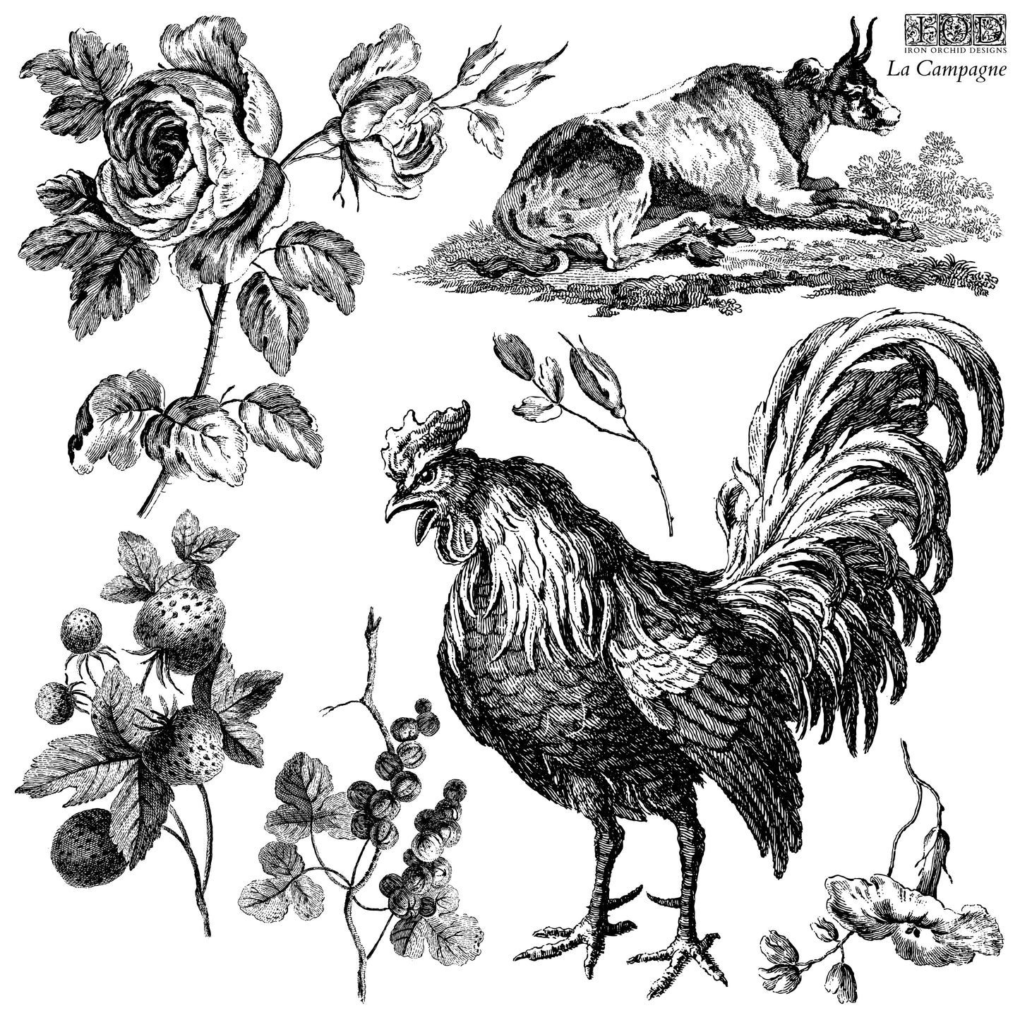 La Campagne stamp IOD