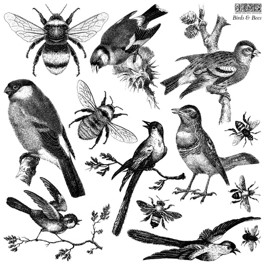Birds & Bees stamp IOD