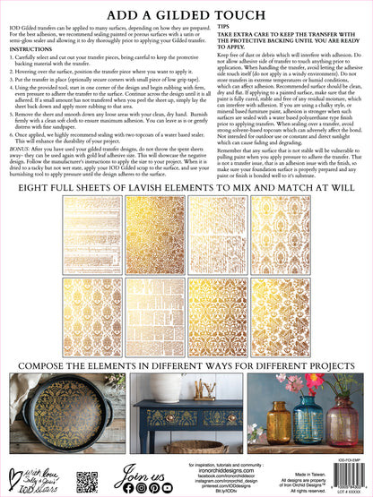 Emporium gilded Transfer IOD