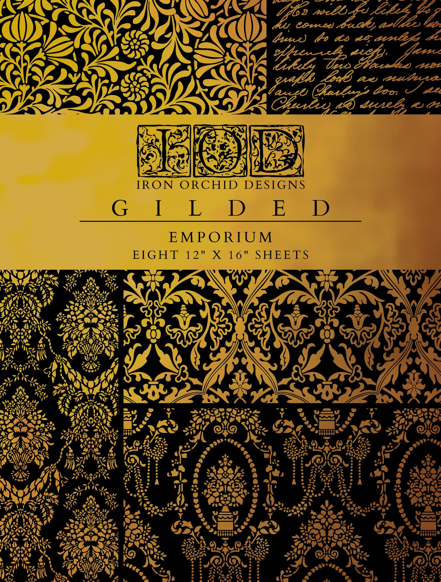 Emporium gilded Transfer IOD