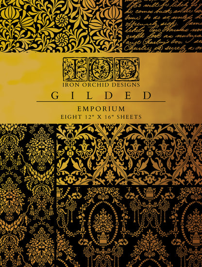 Emporium gilded Transfer IOD