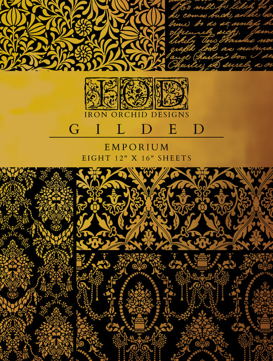 Emporium gilded Transfer IOD