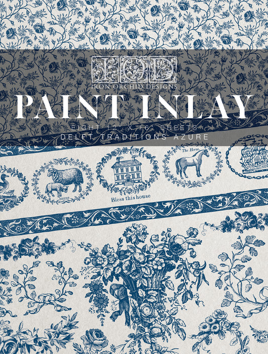 Delft Azure Paint Inlay IOD