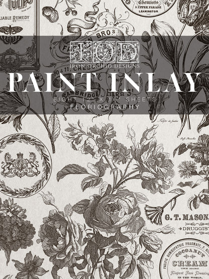 Floriography Paint Inlay IOD