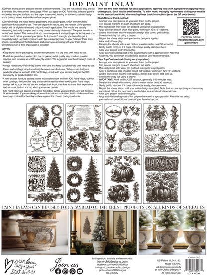 Gloria Paint Inlay IOD
