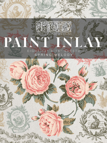 Spring Melody Paint Inlay IOD