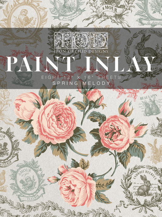 Spring Melody Paint Inlay IOD
