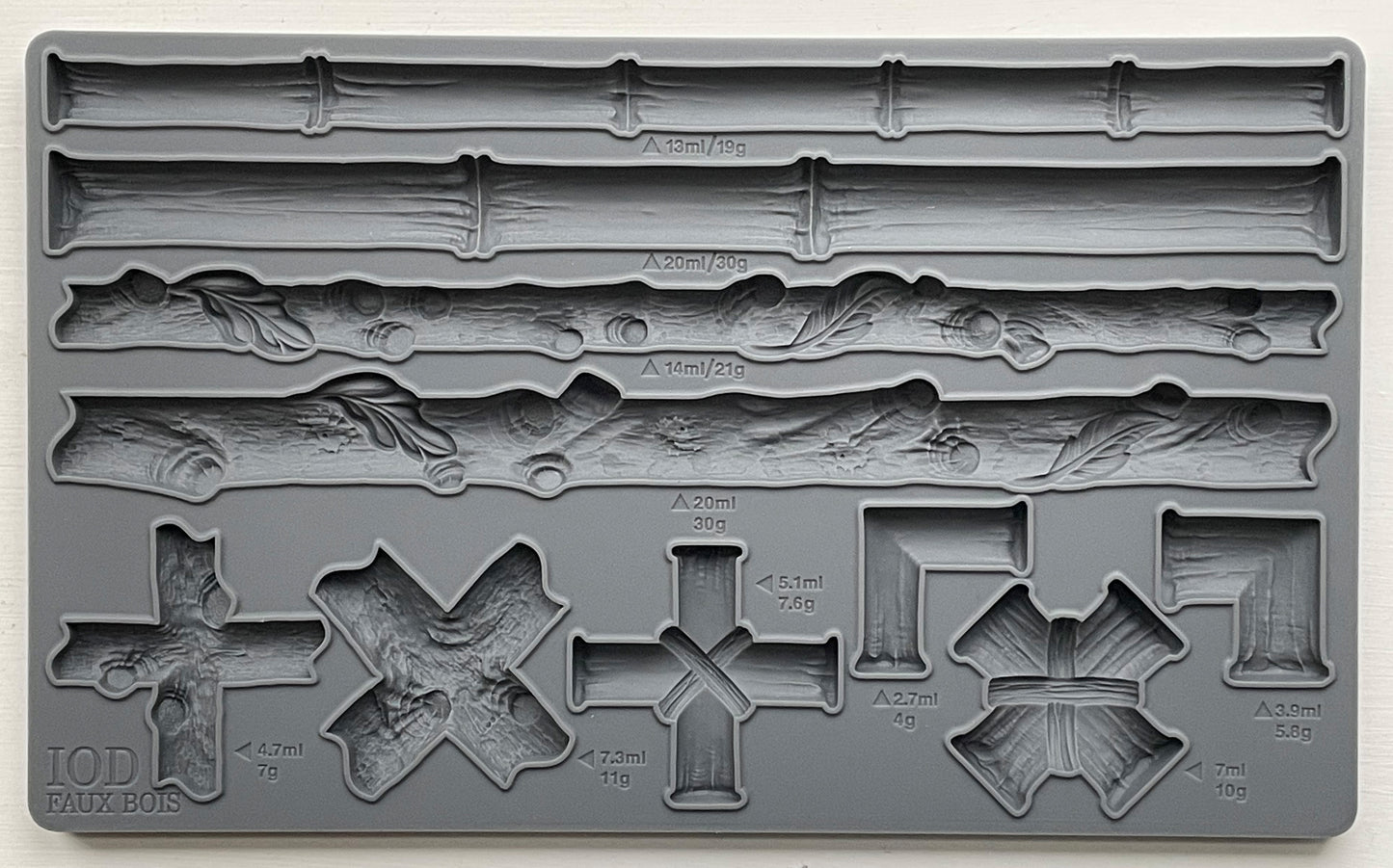 Faux Bois mould IOD