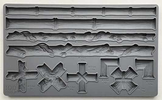 Faux Bois mould IOD