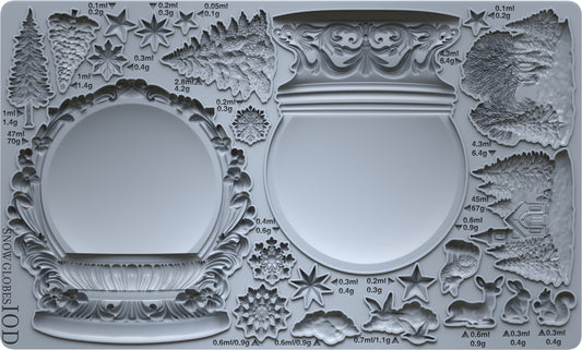 Snow Globes IOD 6x10 mould