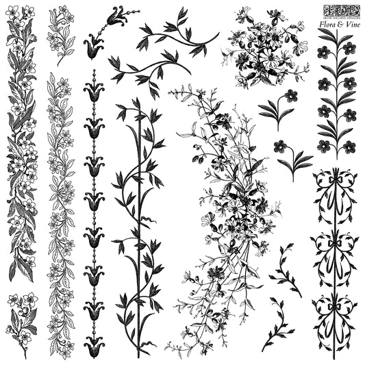 Flora & Vine Stamp IOD