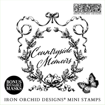 Countryside Memoirs 6x6 stamp set IOD