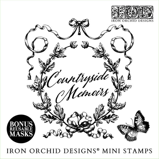 Countryside Memoirs 6x6 stamp set IOD