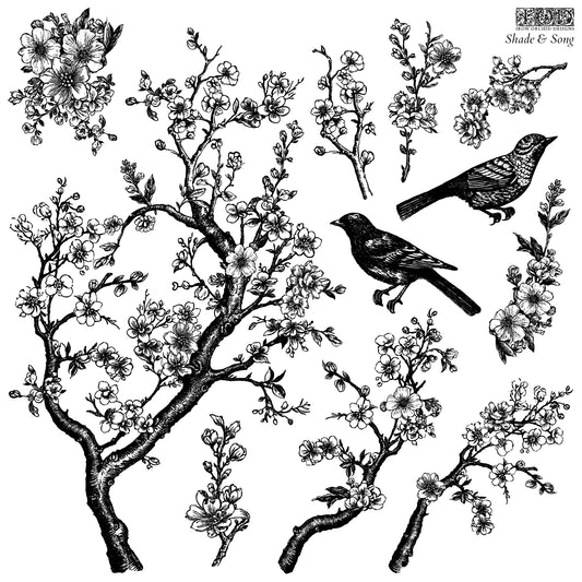 Shade & Song 12x12 stamp IOD