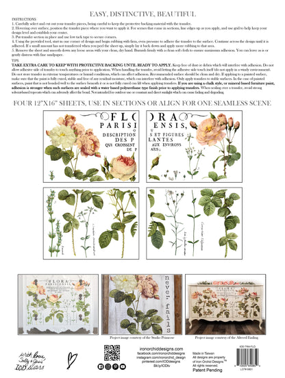 Flora Parisiensis transfer IOD