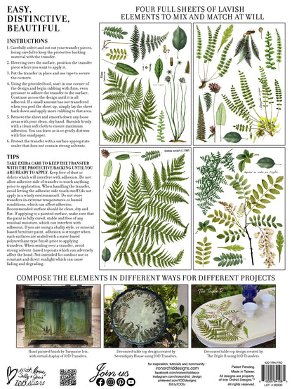 Fronds Botanical Transfer