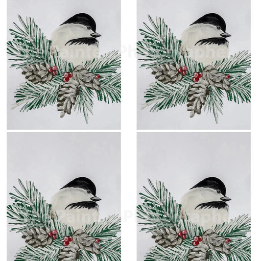 Winter Chickadee 3.5x5