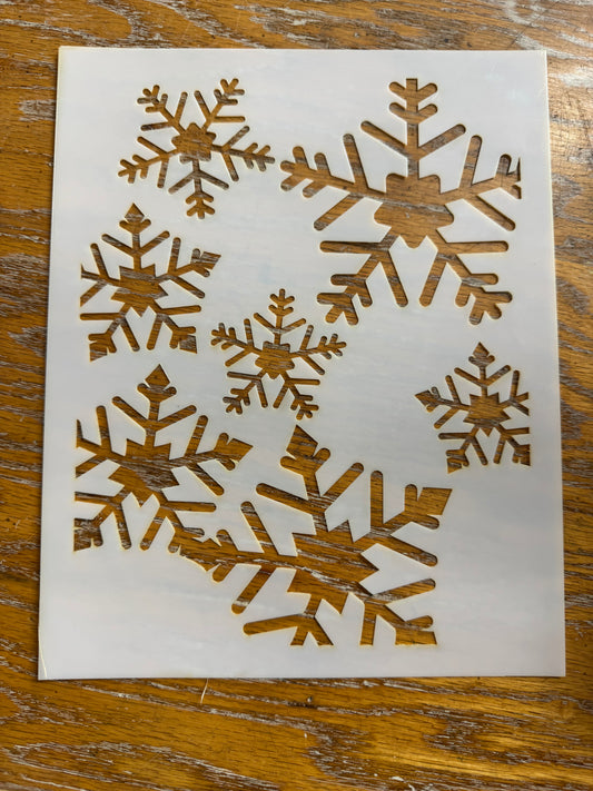 Snowflake stencil