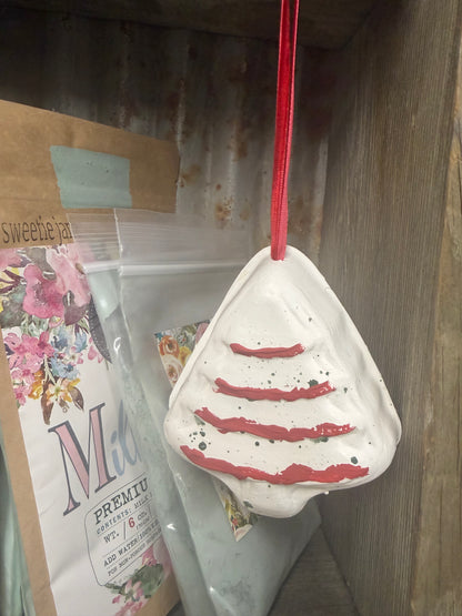 Little Debbie Christmas Tree Cake Ornament