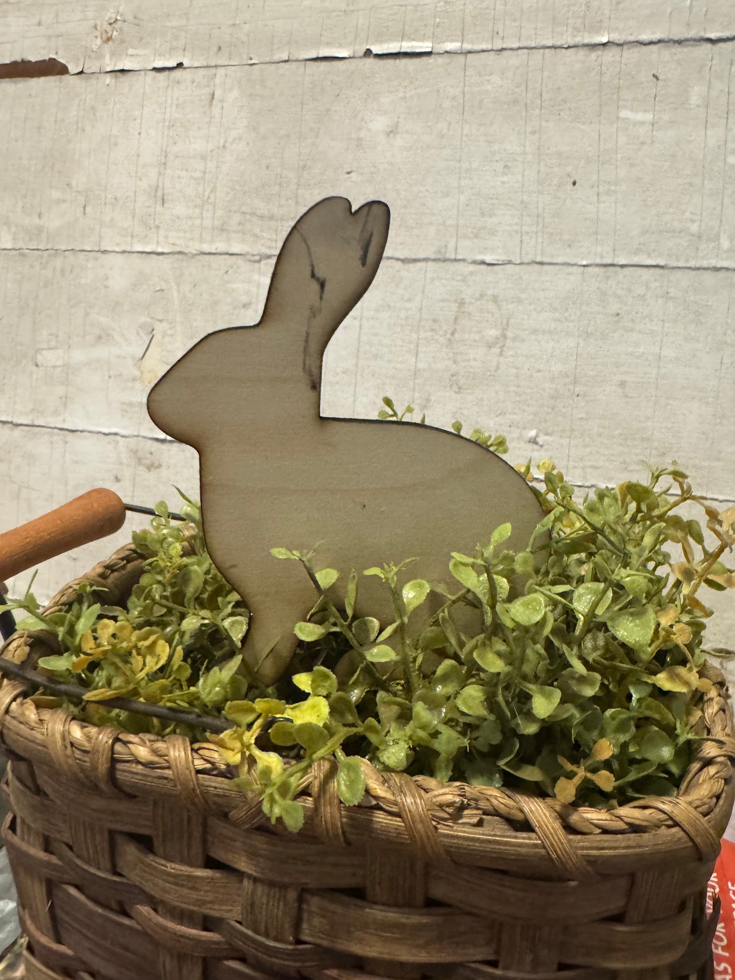 Bunny wood cutout
