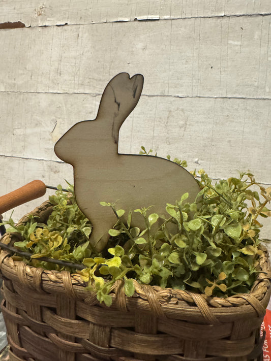 Bunny wood cutout