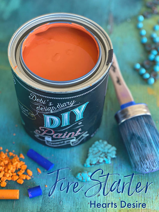 Fire starter (bright orange) DIY Paint