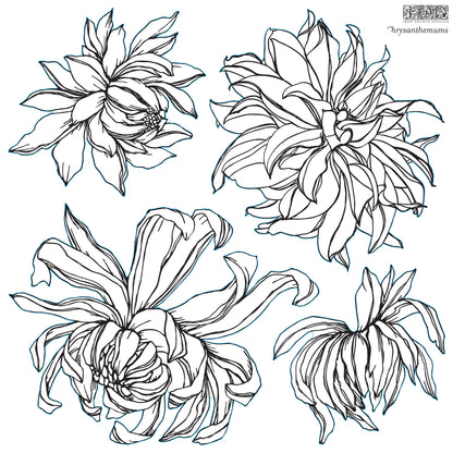 Chrysanthemum stamp IOD