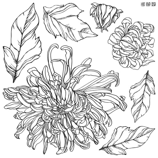 Chrysanthemum stamp IOD