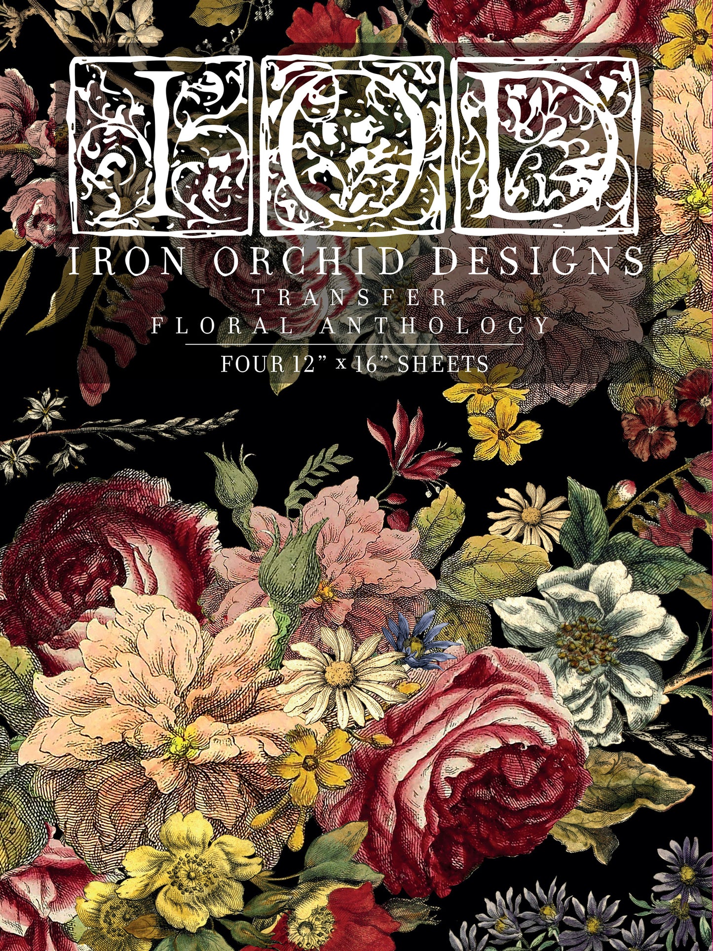 Floral Anthology transfer IOD