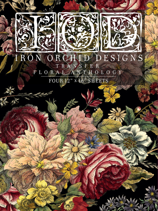 Floral Anthology transfer IOD