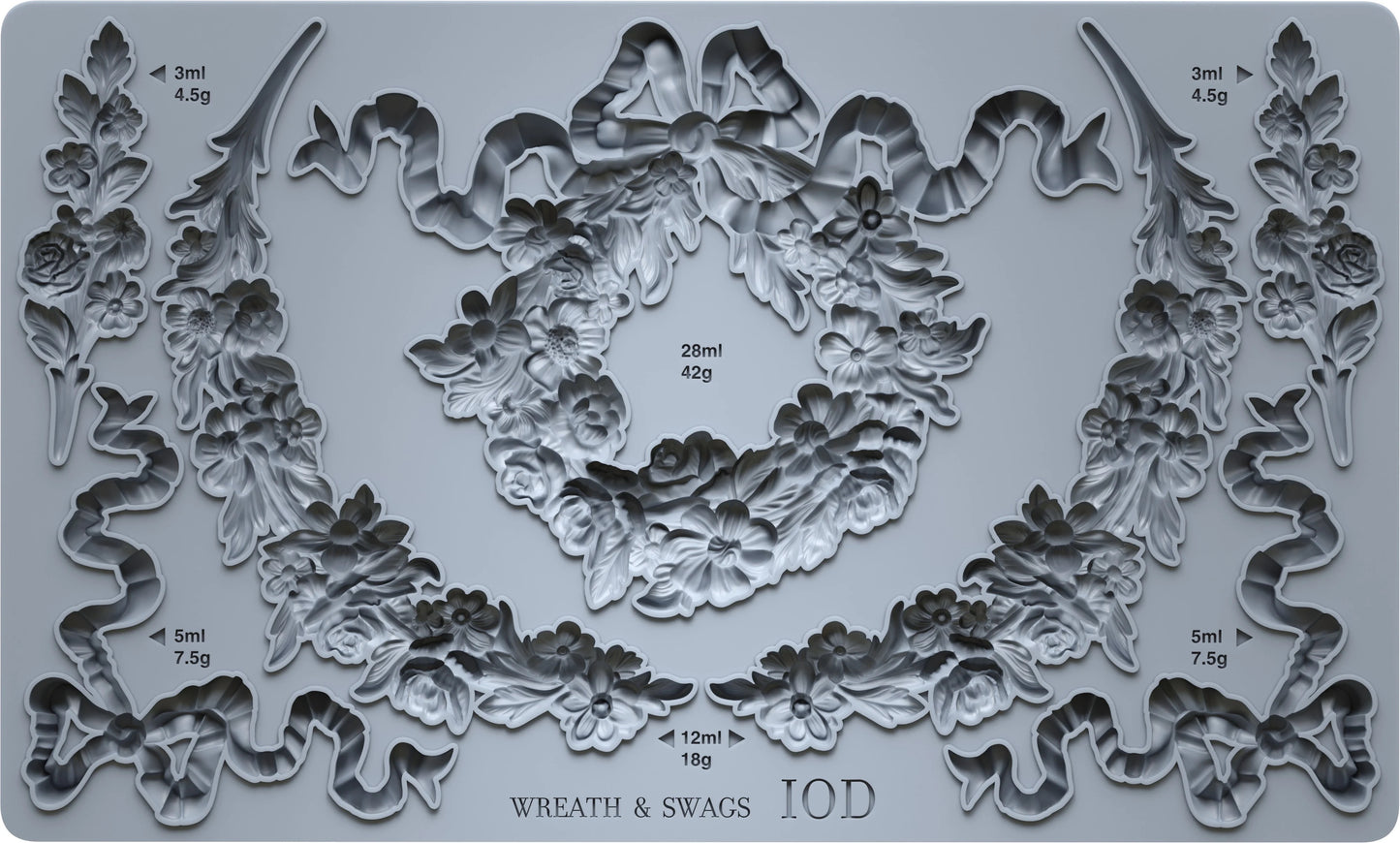 Wreath & Swags mould IOD