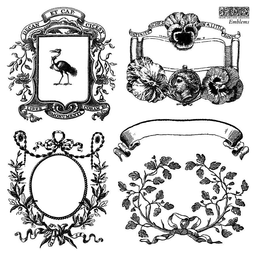 Emblem Stamp set 6x6 IOD