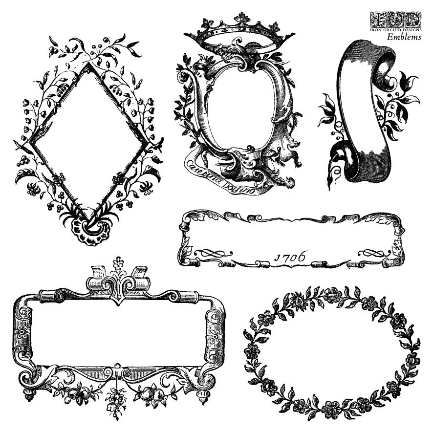 Emblem Stamp set 6x6 IOD