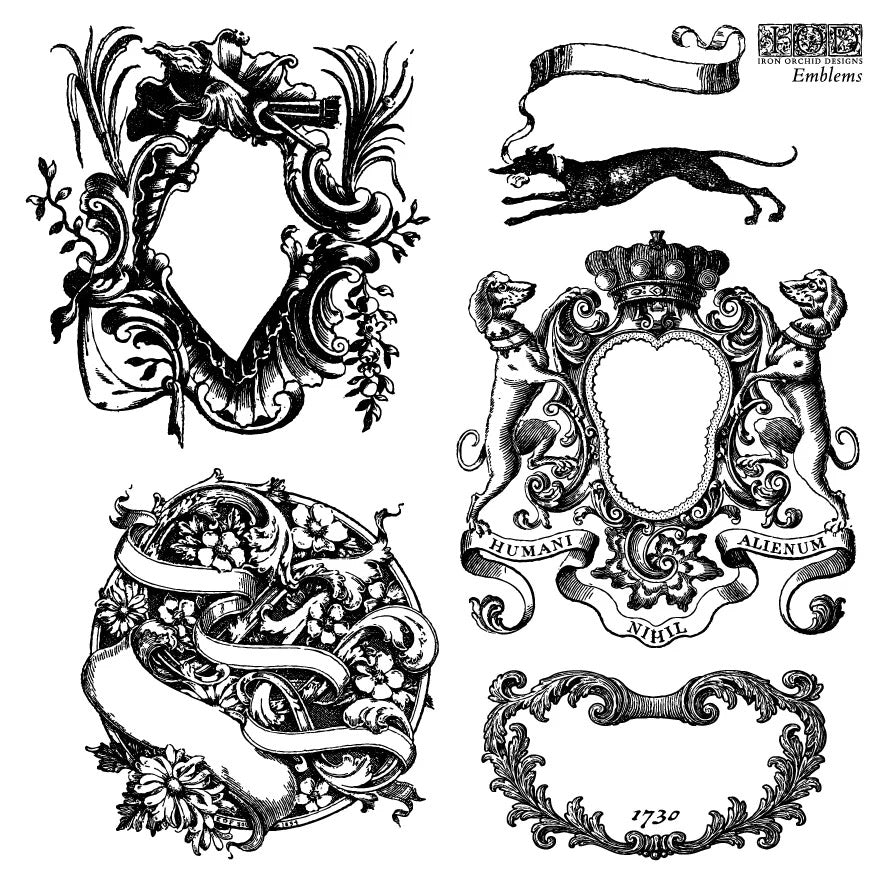 Emblem Stamp set 6x6 IOD