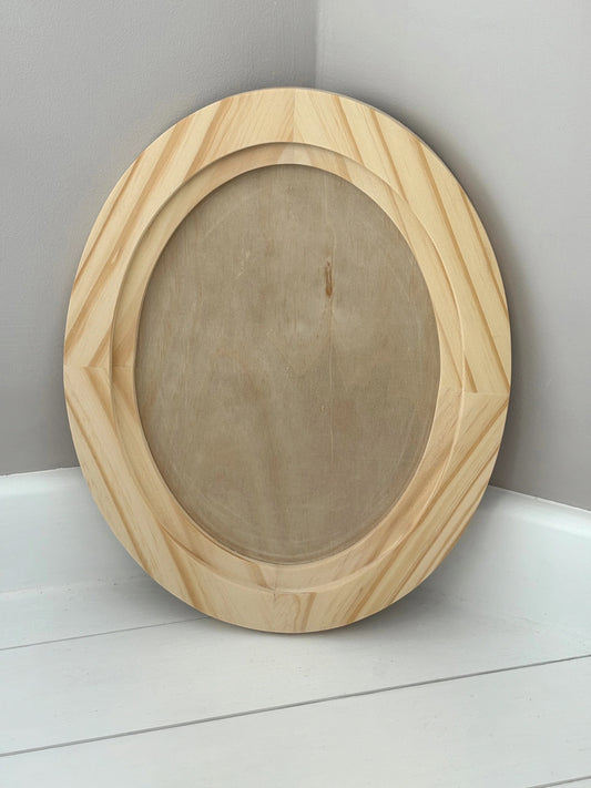 Large Oval wood blank IOD