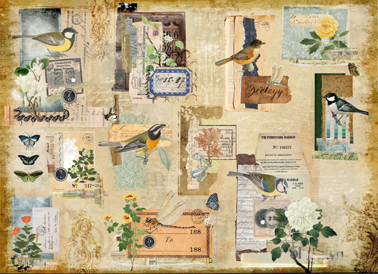Scrappy masterboard Decoupage paper