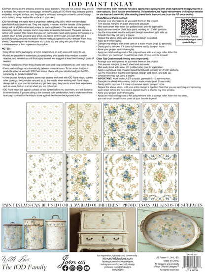 Alfred Peats & Co IOD Paint Inlay 12x16
